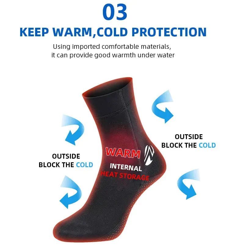 3 MM Scuba Thickened Diving Socks