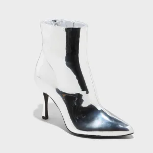 A New Day Women's Shandra Ankle Boots 89008906 Silver Gray 6M