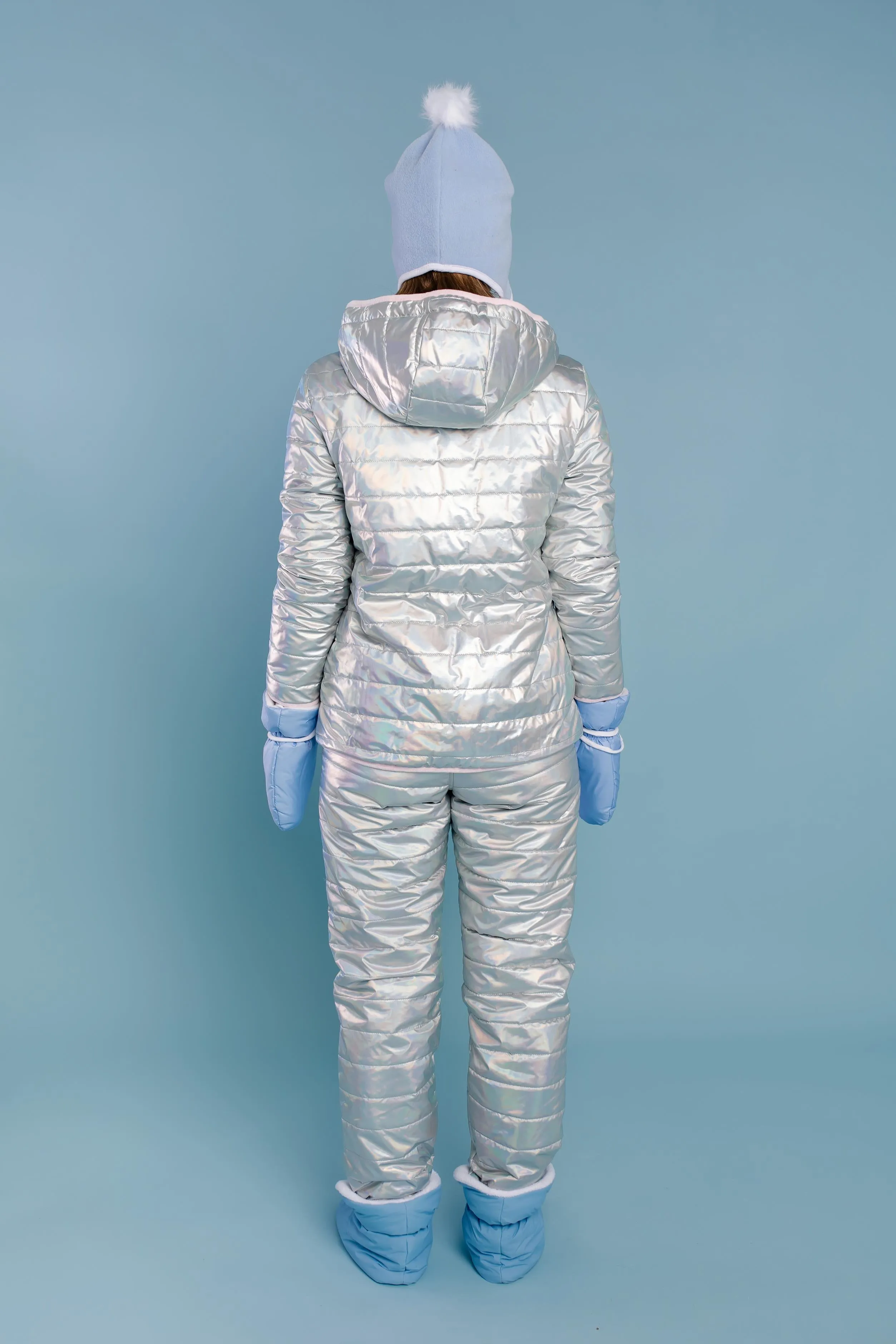 ADULT BABY SPACE SNOW DUNGAREES