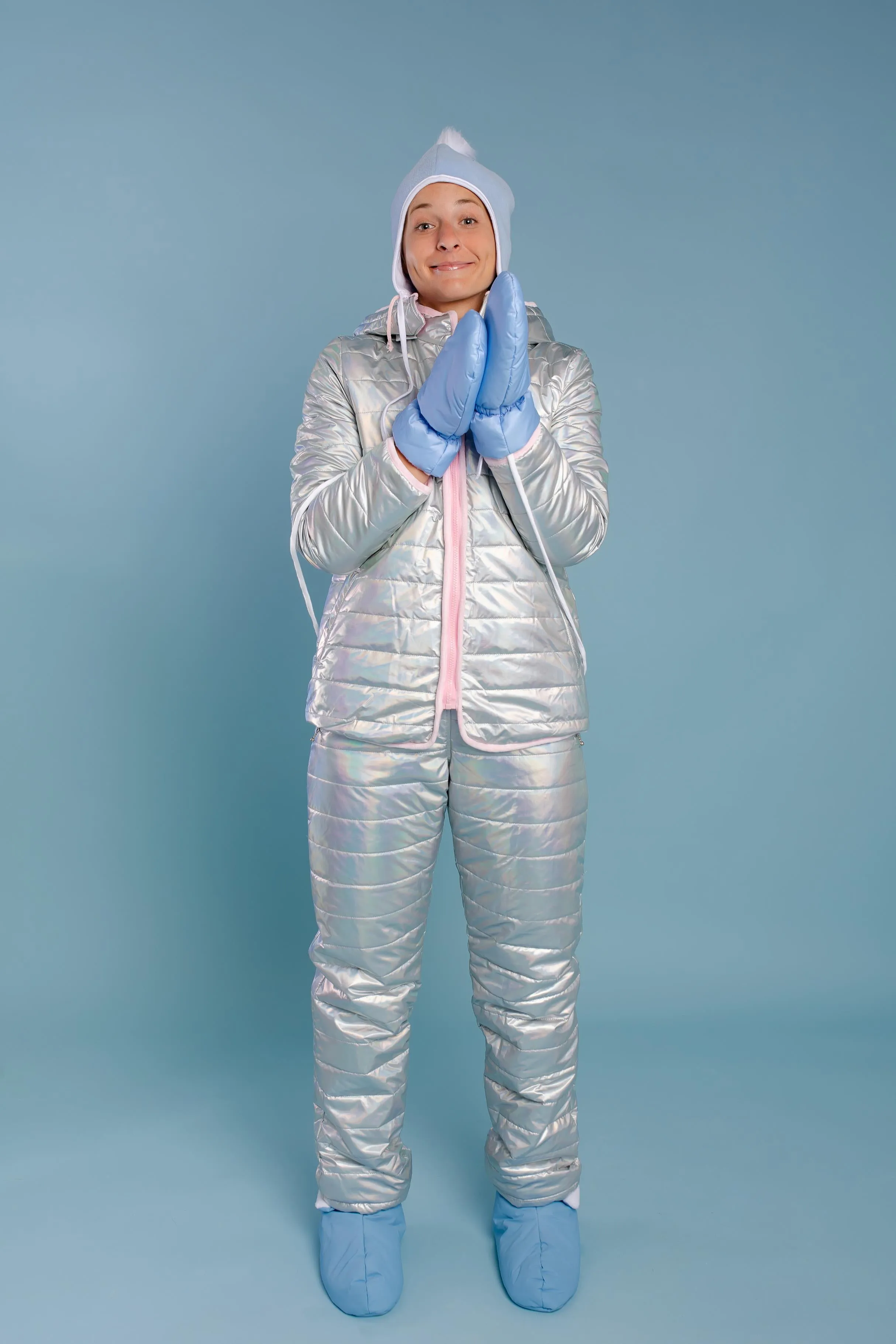 ADULT BABY SPACE SNOW DUNGAREES