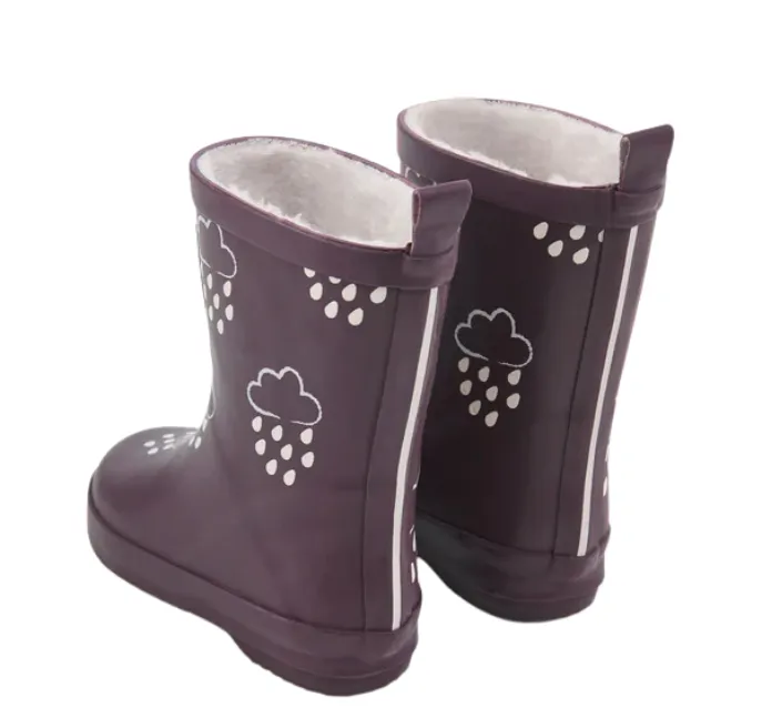Amethyst Purple Colour-Changing Kids Wellies