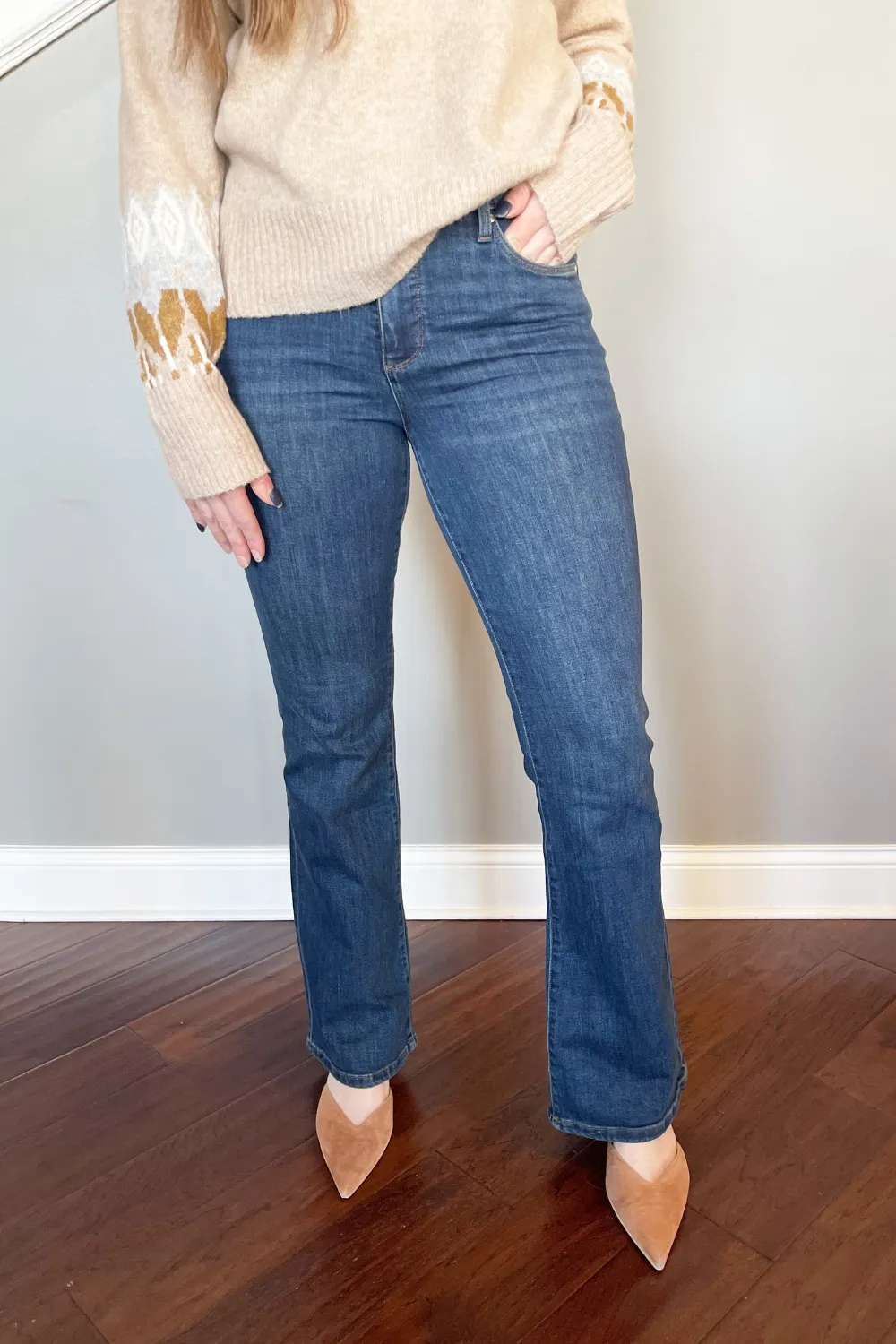 Ana High Rise Fab Ab Flare
