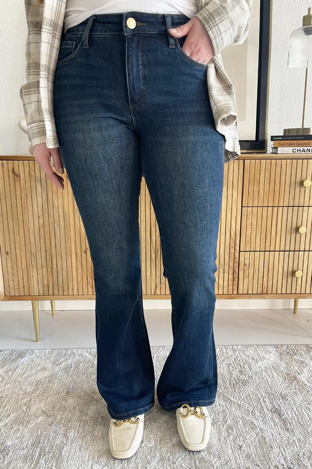 Ana High Rise Fab Ab Flare