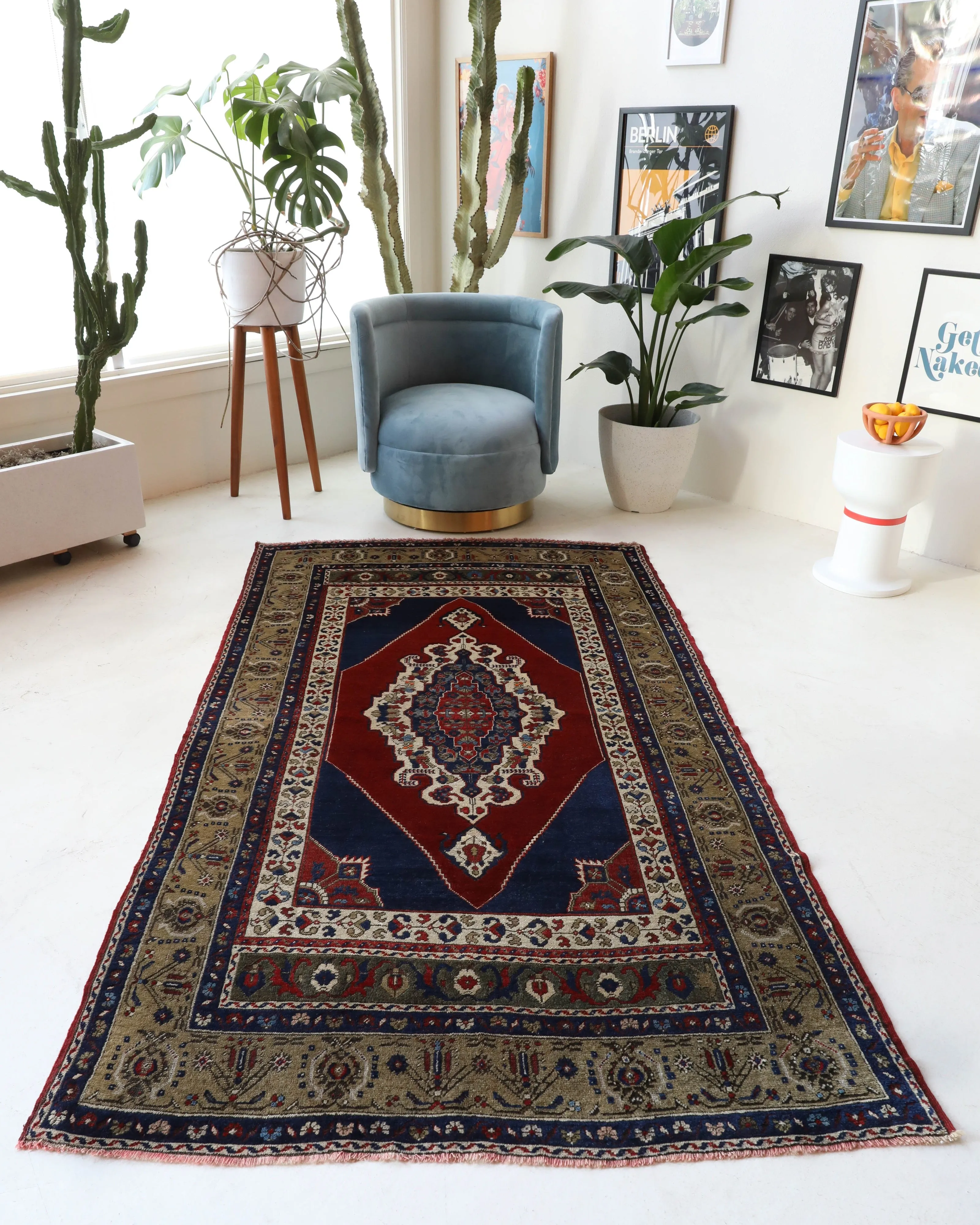 Antique Konya Taspinar Rug 4'3"x8’