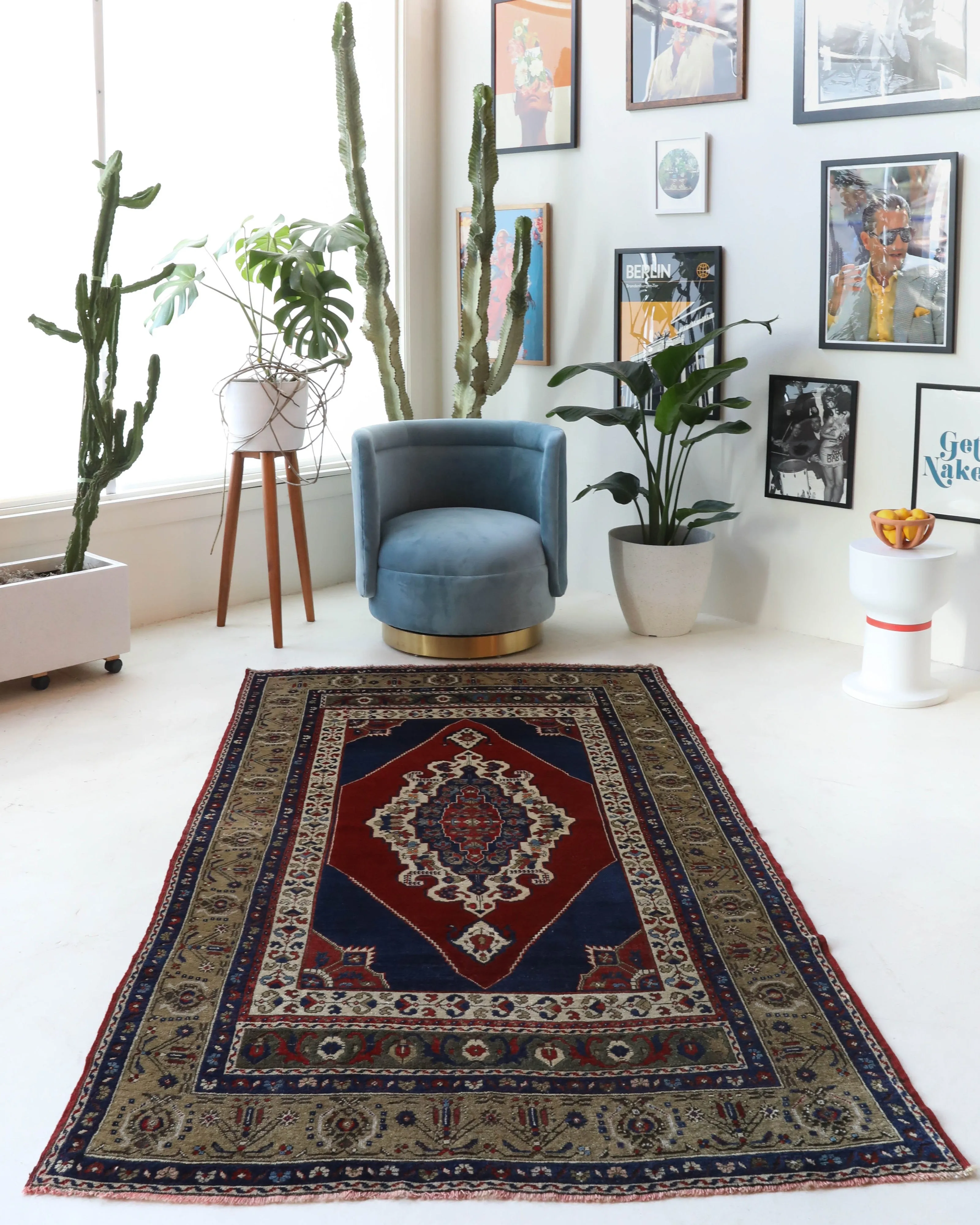 Antique Konya Taspinar Rug 4'3"x8’