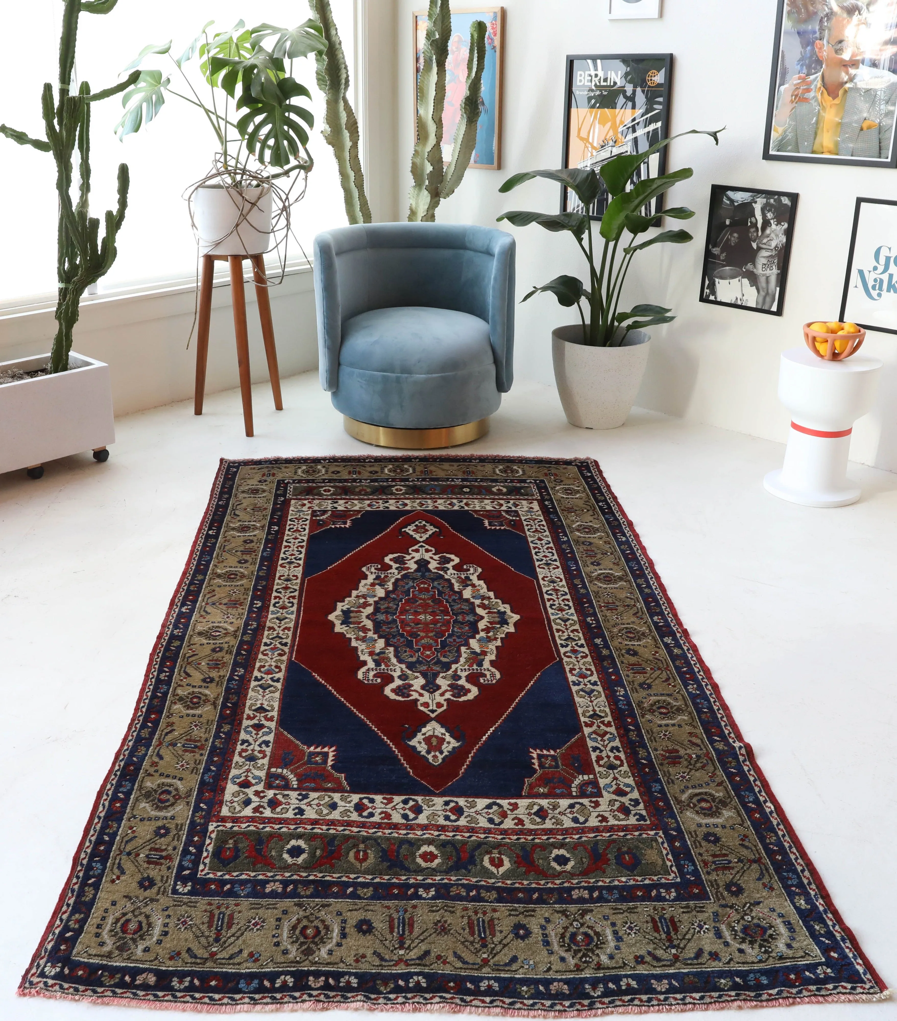 Antique Konya Taspinar Rug 4'3"x8’