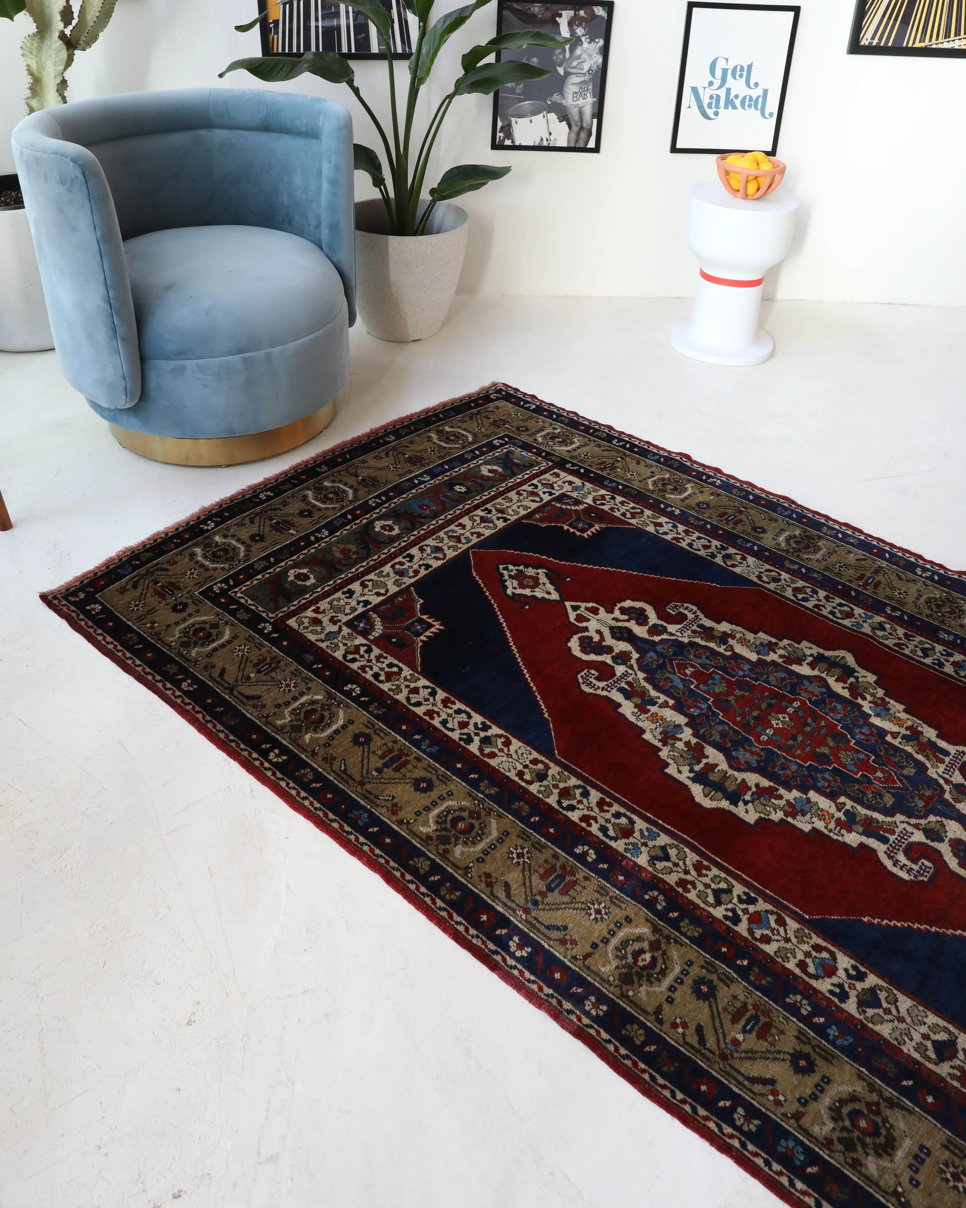 Antique Konya Taspinar Rug 4'3"x8’