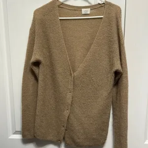 Aritzia Tan Cardigan with Cozy Texture and Relaxed Fit