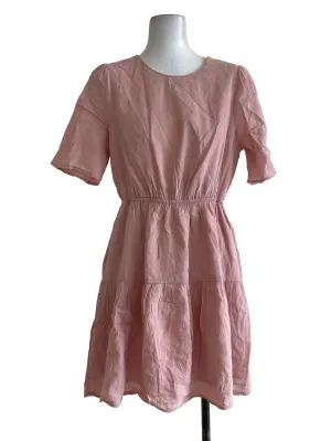 Baby Pink Casual Dress