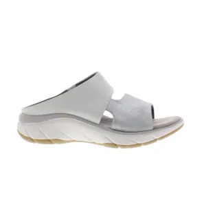 Bionica Airmont BI0018998 Womens White Leather Slip On Slides Sandals Shoes