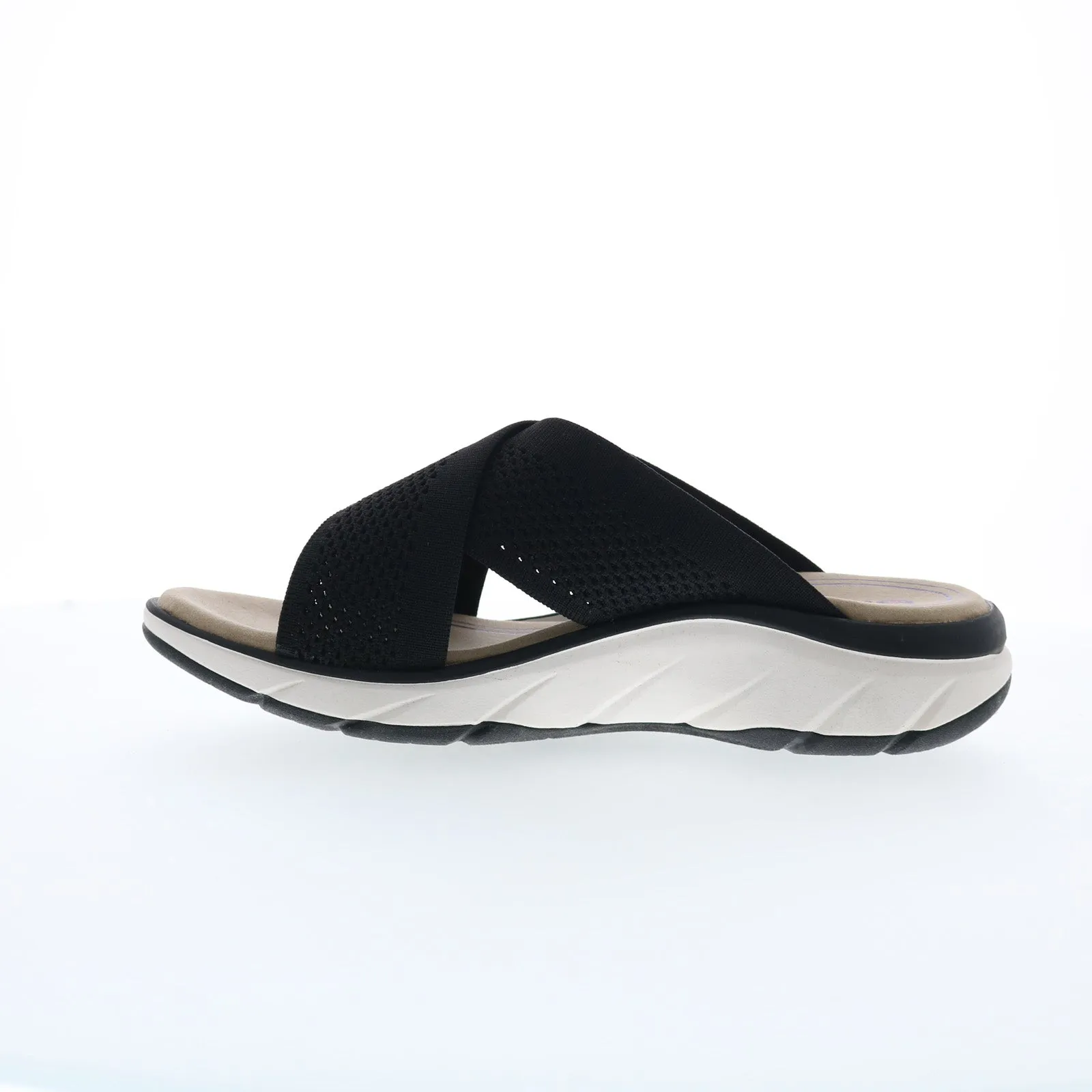 Bionica Avary BI0024401 Womens Black Mesh Slip On Slides Sandals Shoes
