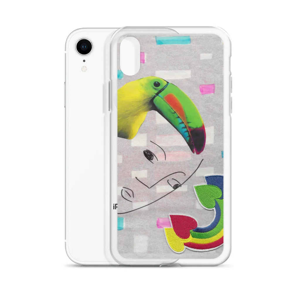 Bird Boy and Rainbow - iPhone Case