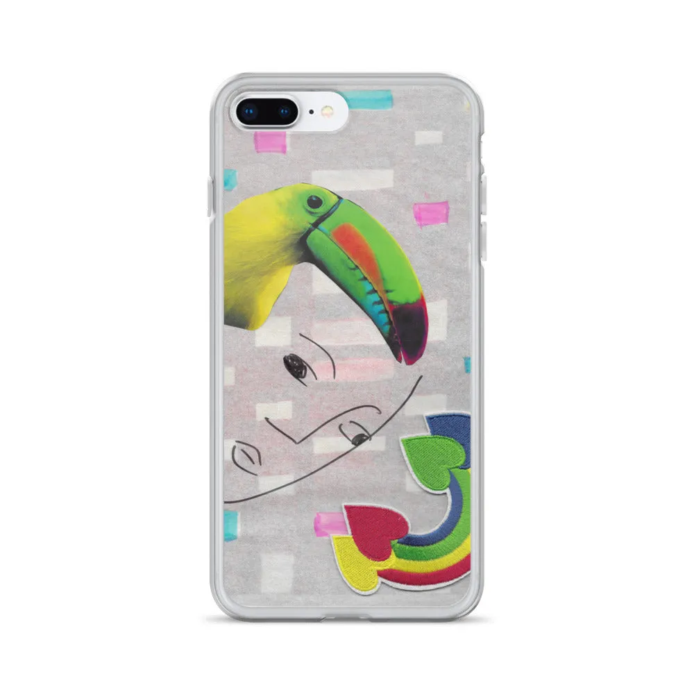 Bird Boy and Rainbow - iPhone Case