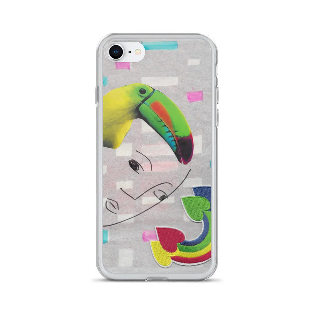 Bird Boy and Rainbow - iPhone Case