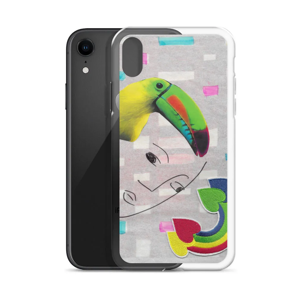 Bird Boy and Rainbow - iPhone Case