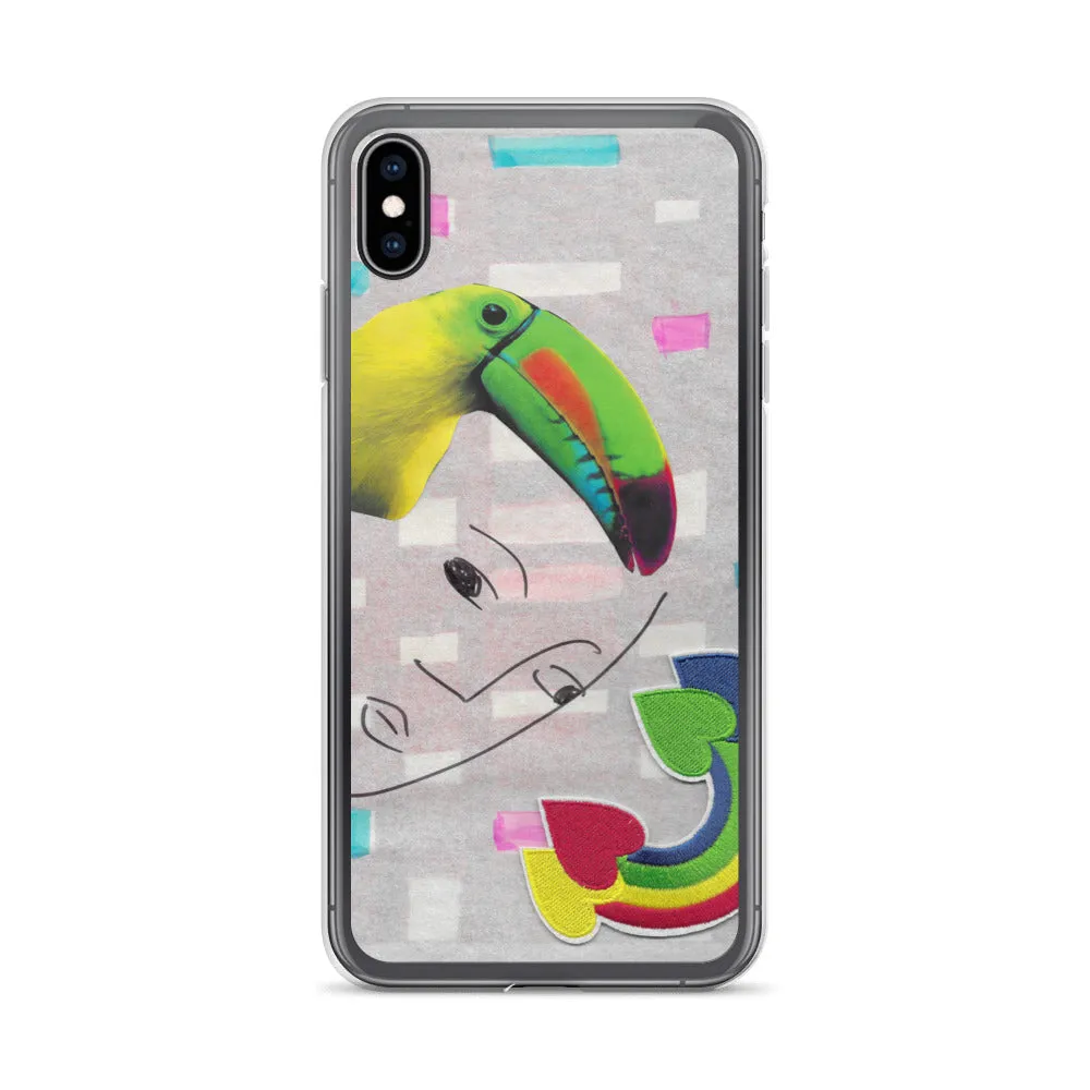 Bird Boy and Rainbow - iPhone Case