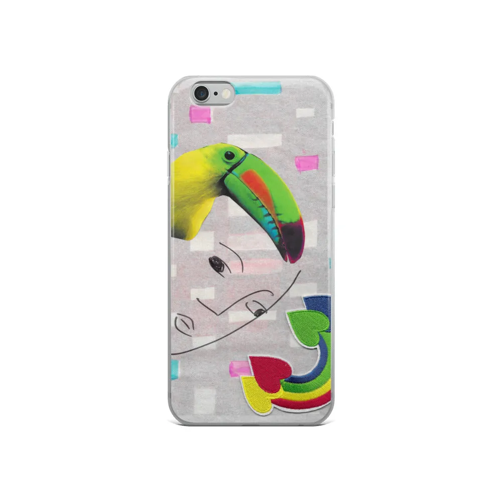 Bird Boy and Rainbow - iPhone Case