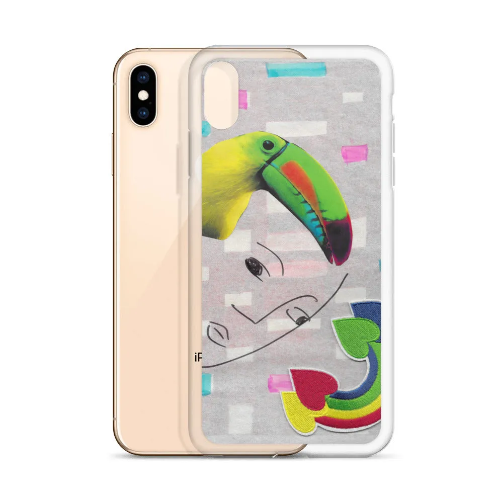Bird Boy and Rainbow - iPhone Case