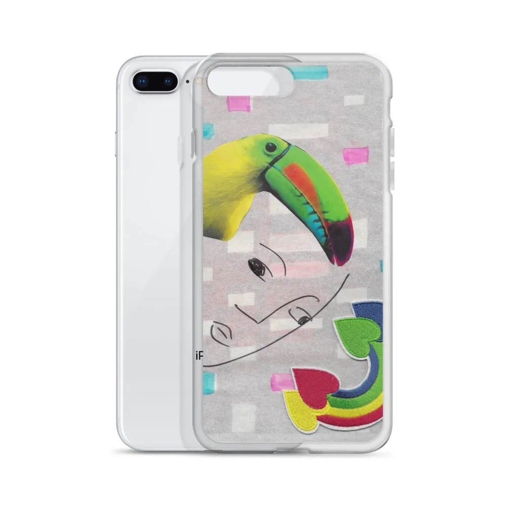 Bird Boy and Rainbow - iPhone Case