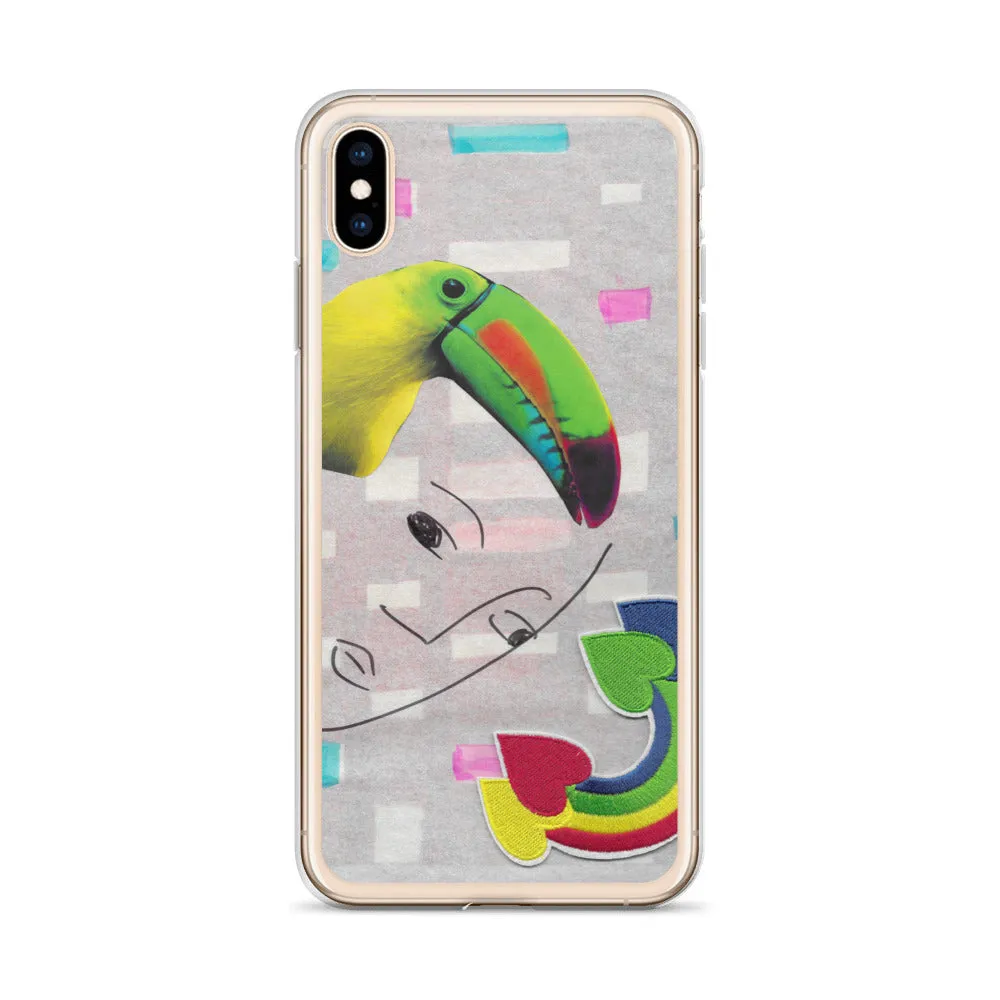 Bird Boy and Rainbow - iPhone Case