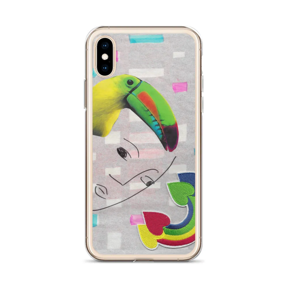 Bird Boy and Rainbow - iPhone Case