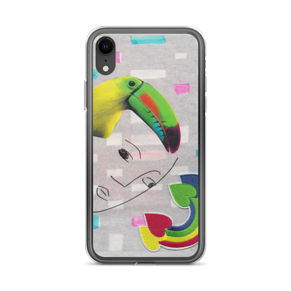 Bird Boy and Rainbow - iPhone Case