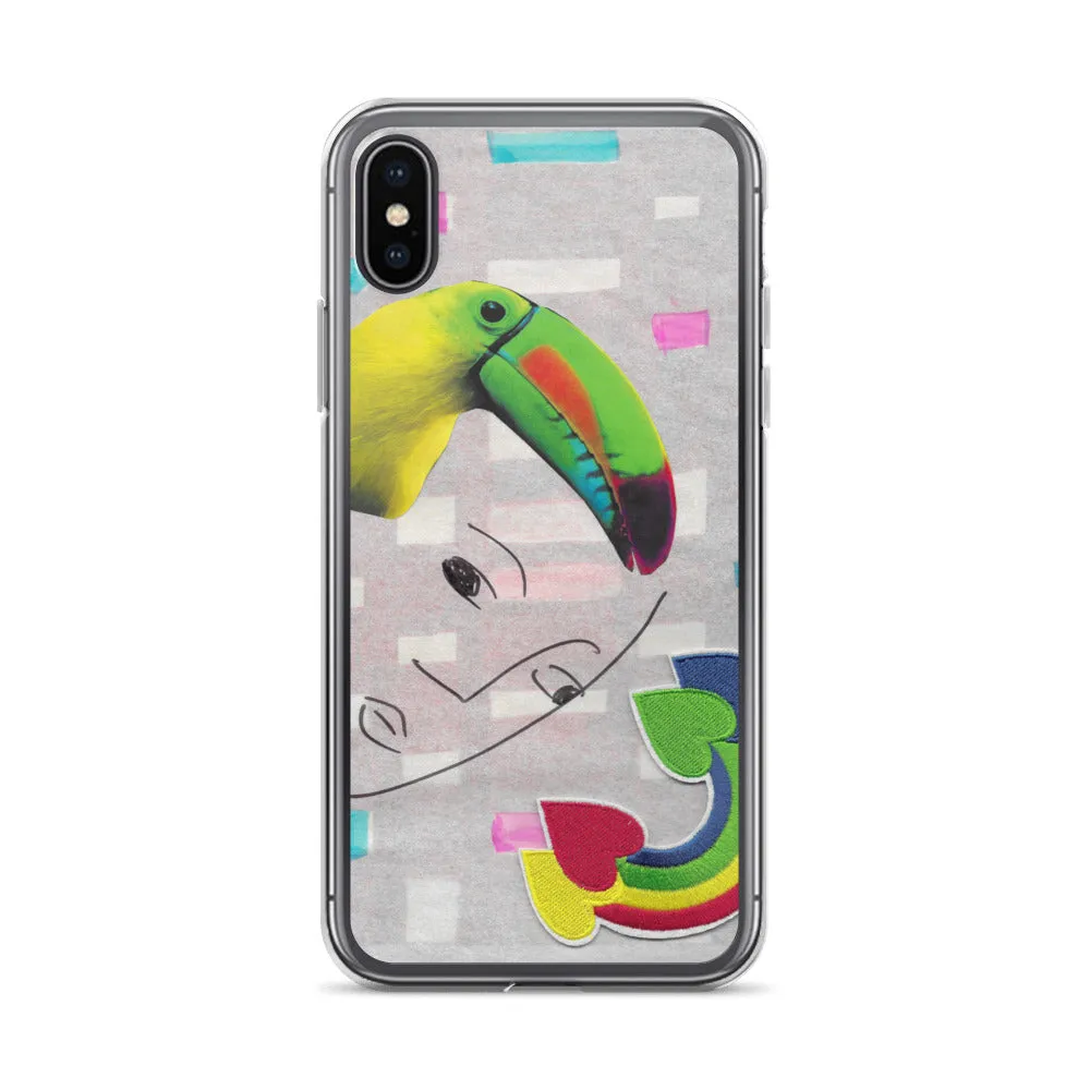 Bird Boy and Rainbow - iPhone Case