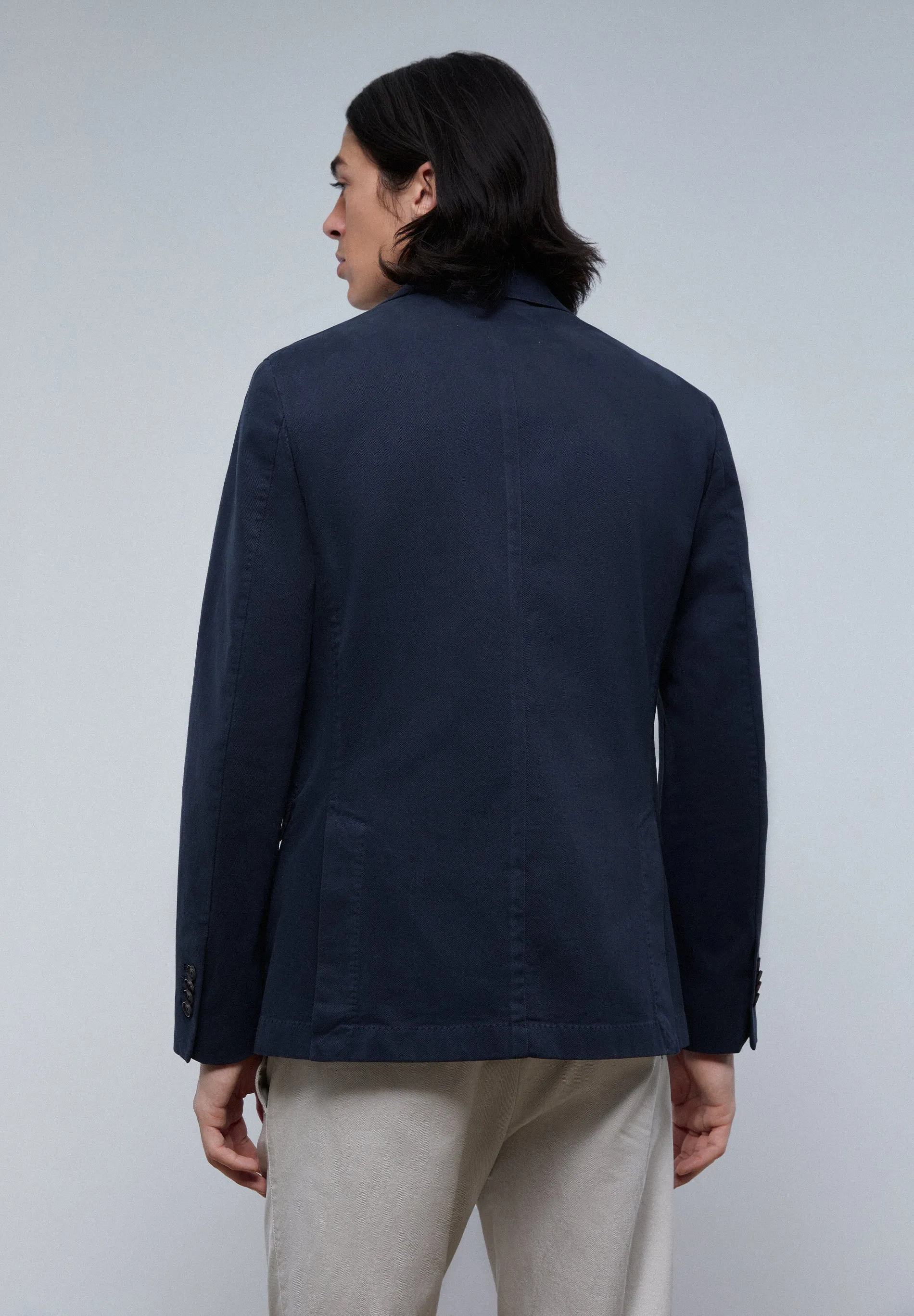 BLAZER CASUAL EM ALGODÃO