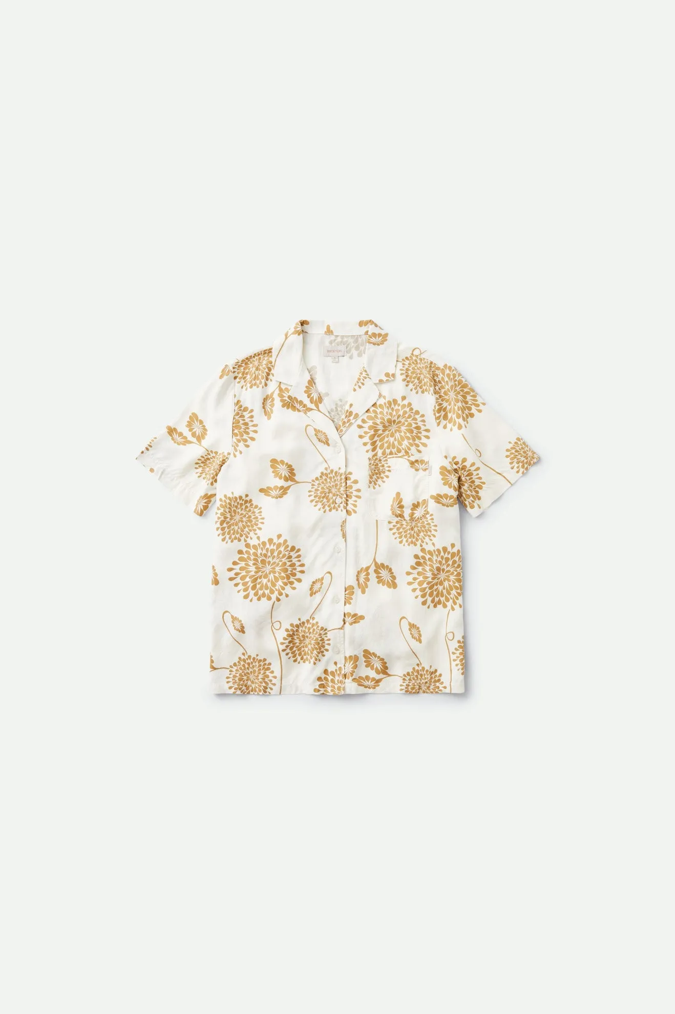Bunker Garden Floral Boyfriend S/S Woven  - Dove