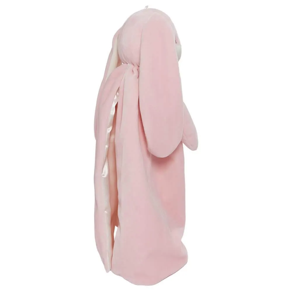 Bunnies By the Bay Nibble Buddy Blanket, Pink