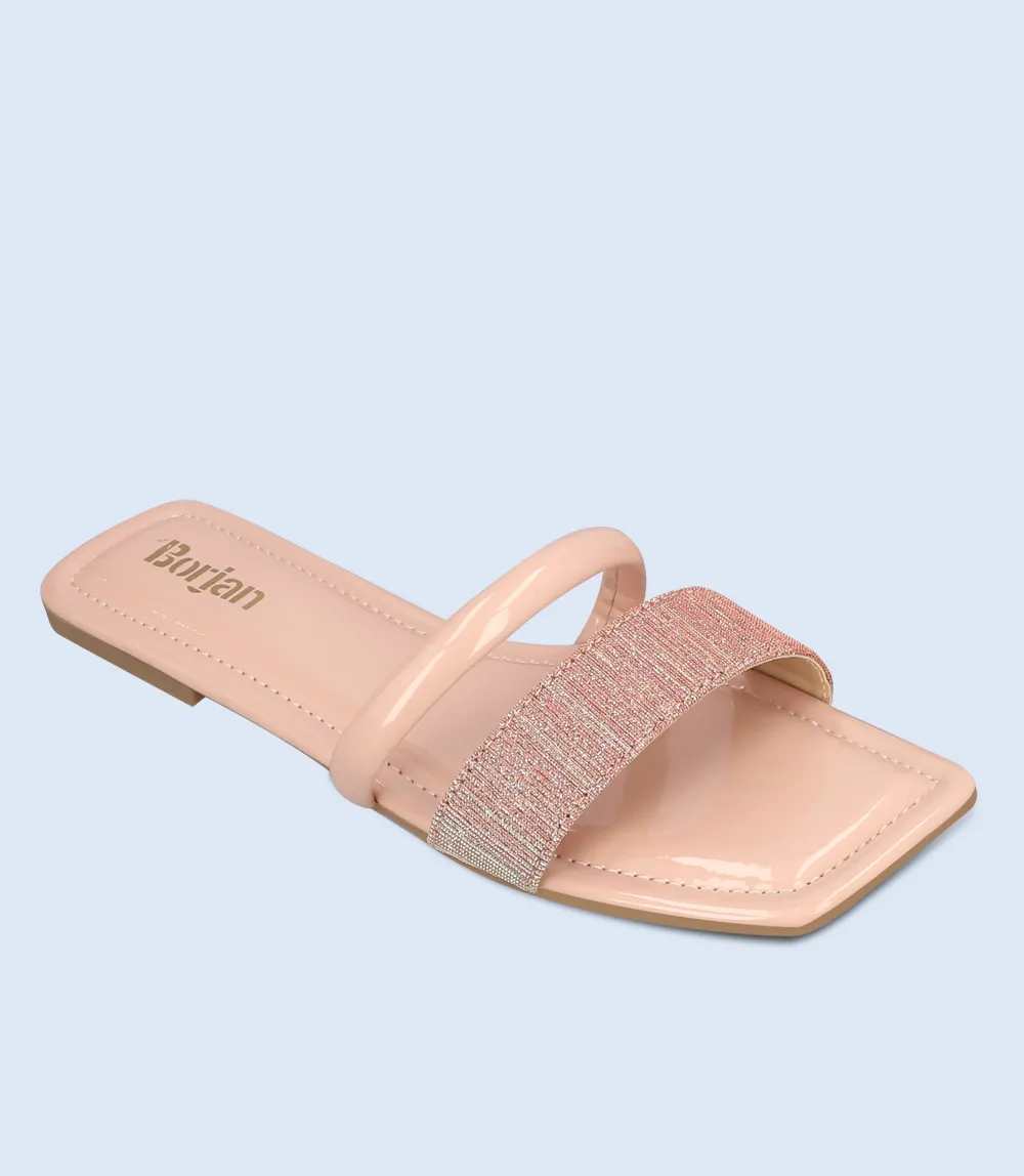 BW6627-PINK-Women Slipper