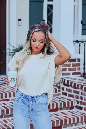 Cali Cap Sleeve Solid Top