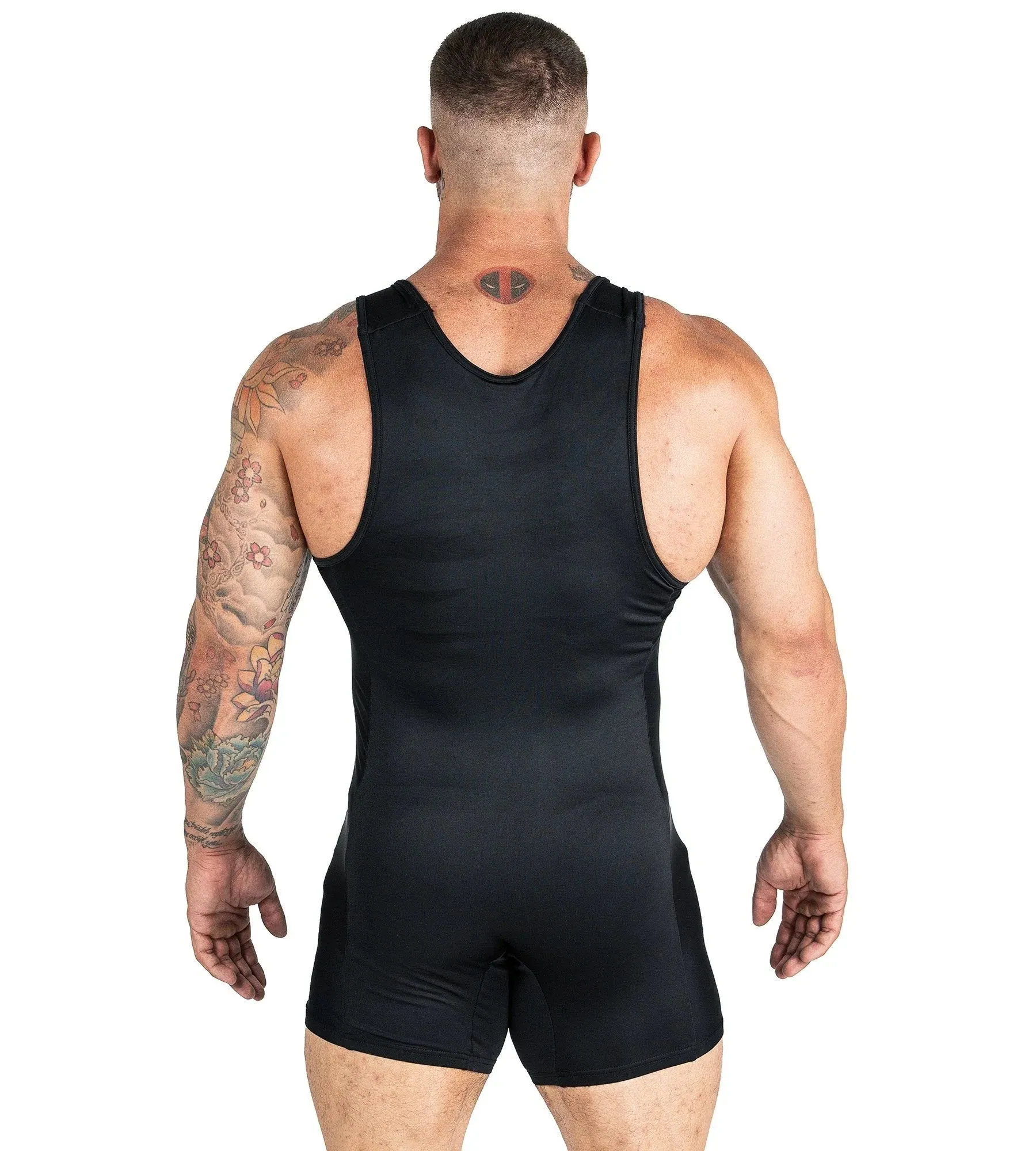 Conquer Men's Powerlifting Singlet - Blackout