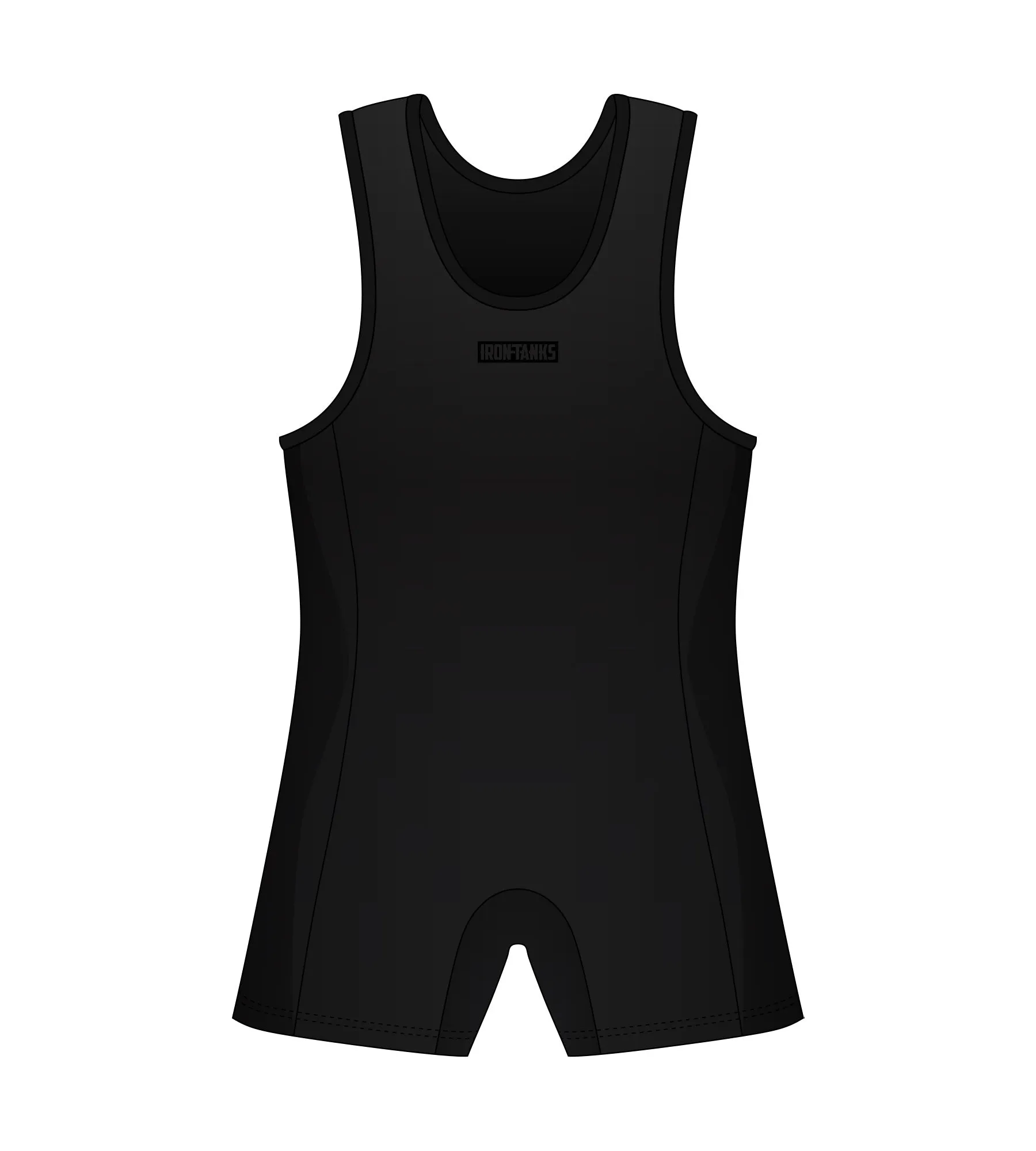 Conquer Men's Powerlifting Singlet - Blackout