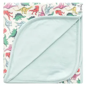 Copper Pearl Dinosaurs of Jurassic Park 3-Layer Stretchy Quilt