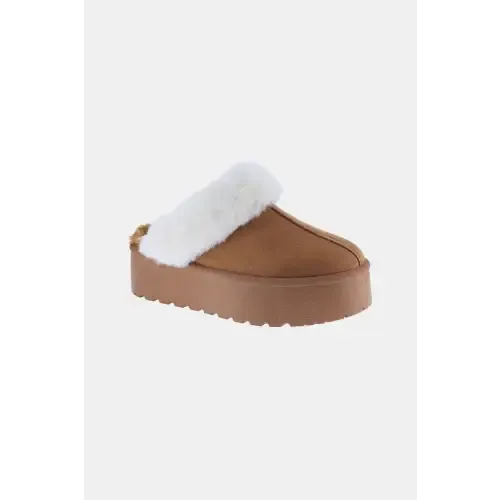 Cozy Chic Fur Trim Snow Slippers for Ultimate Winter Comfort
