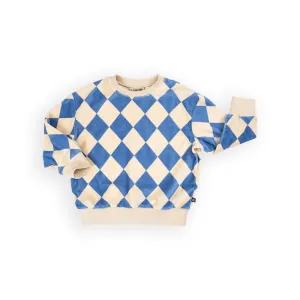 Diamond Velour Sweater - 2 Left Size 8-10 years