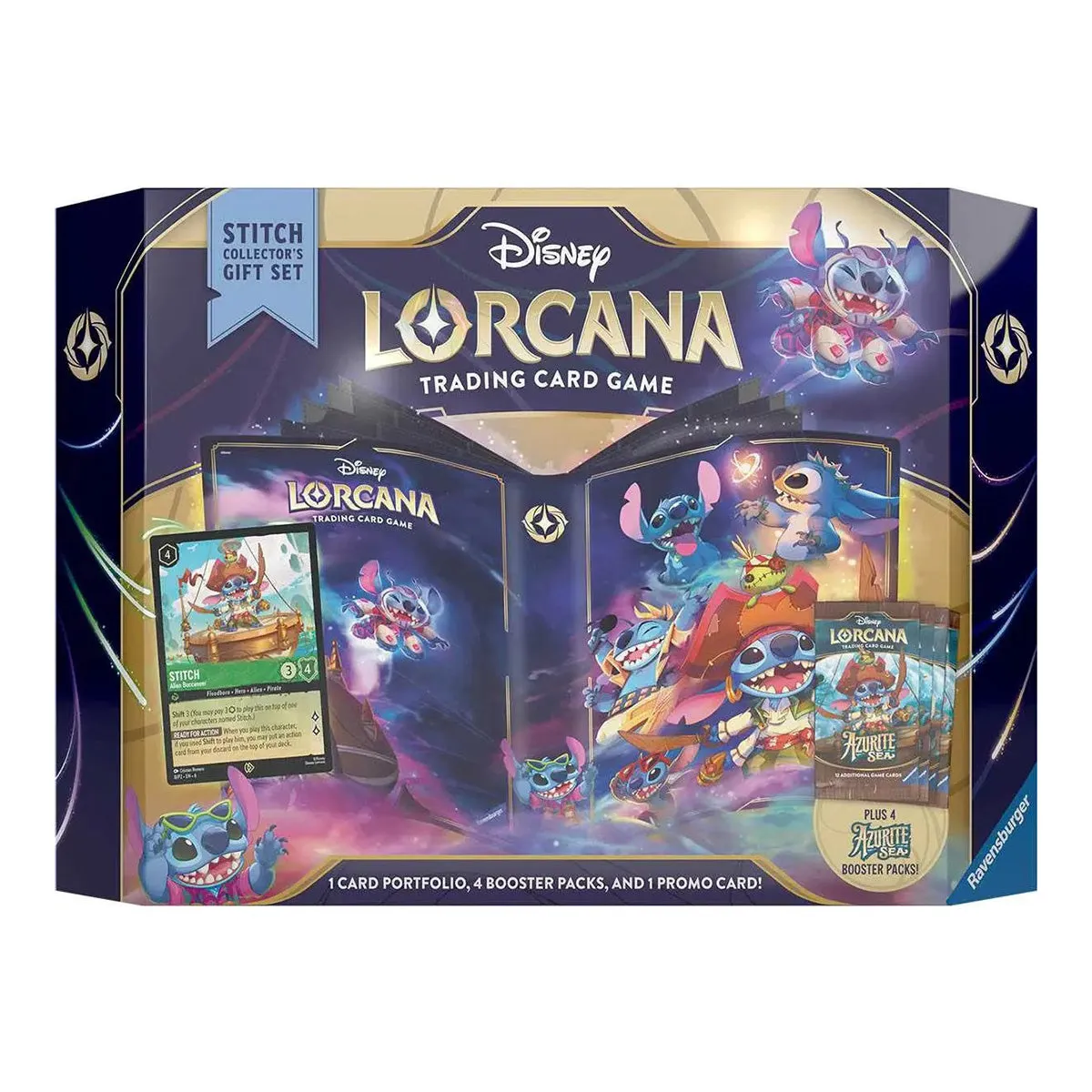 Disney Lorcana TCG Series 6 Azurite Sea Stitch Collector's Gift Set