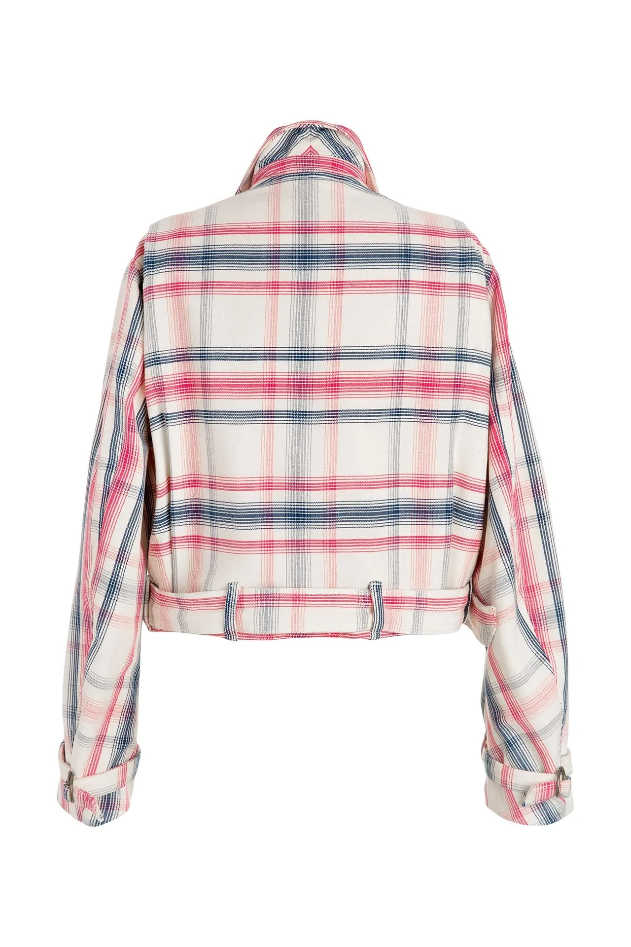 Domino Woven Plaid Jacket