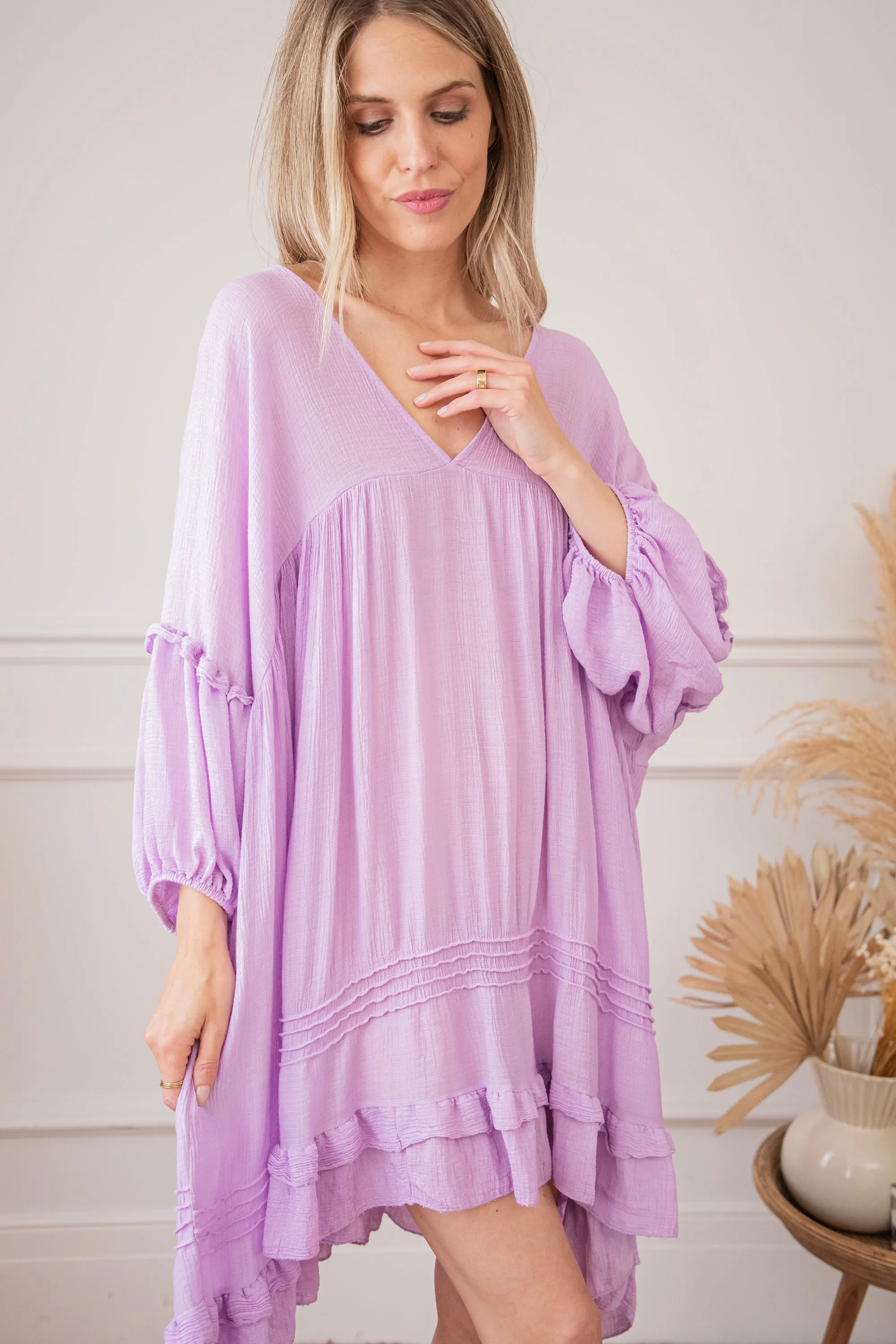 Easy Breezy Lila - Jurk