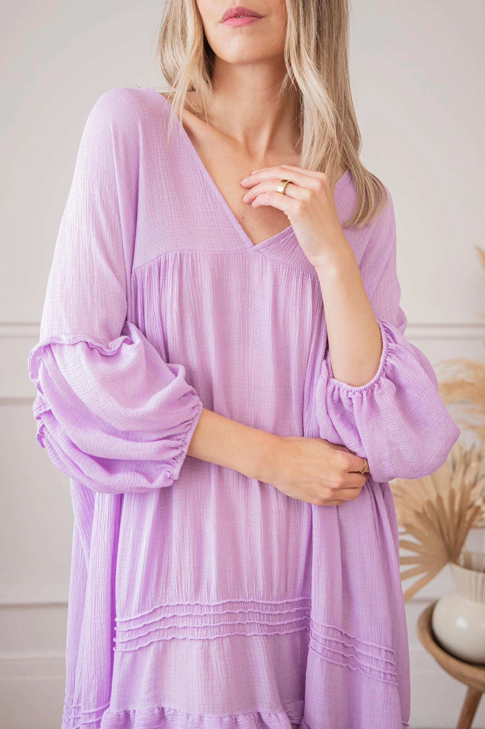 Easy Breezy Lila - Jurk