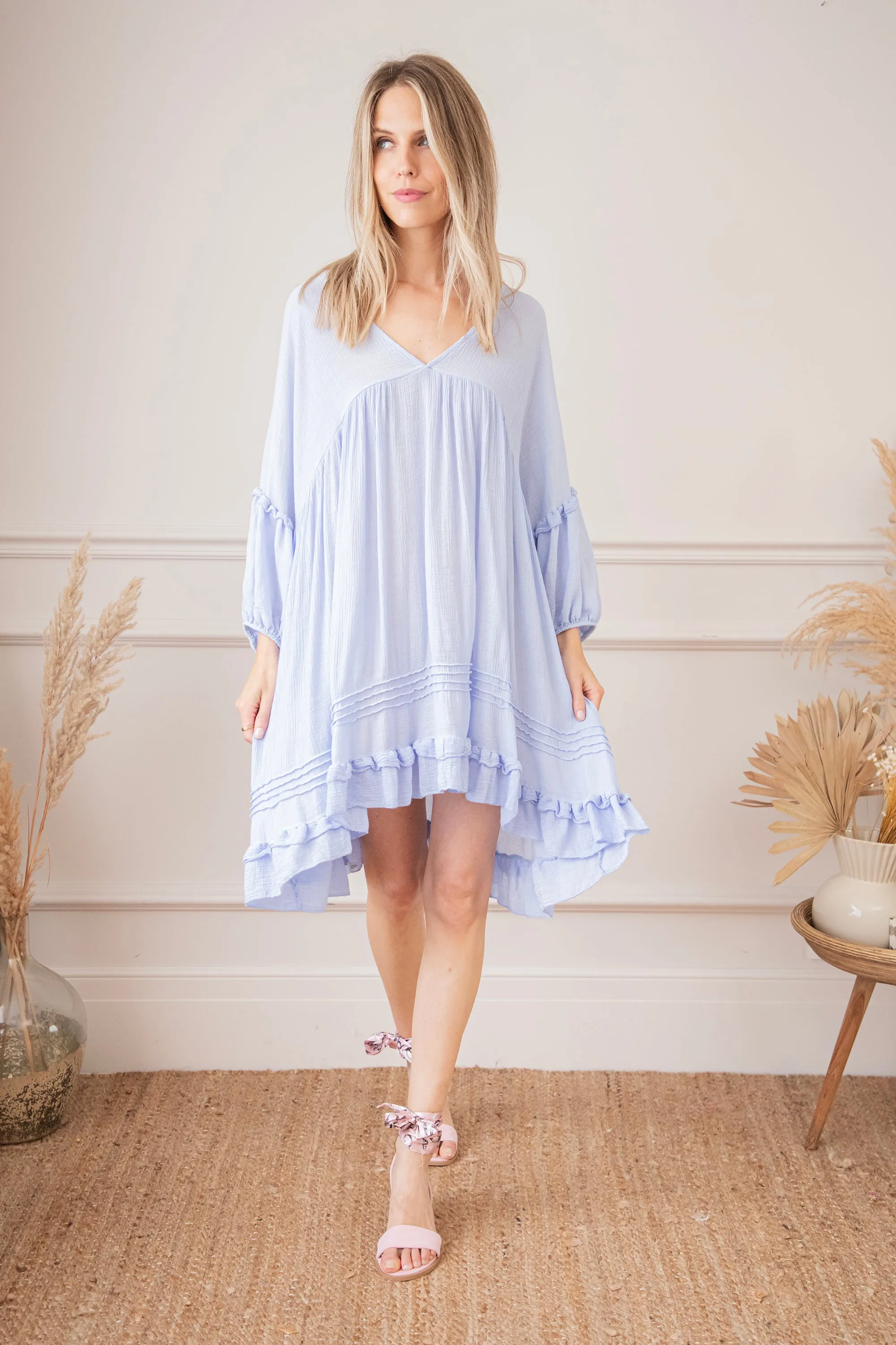 Easy Breezy Soft Blue - Jurk