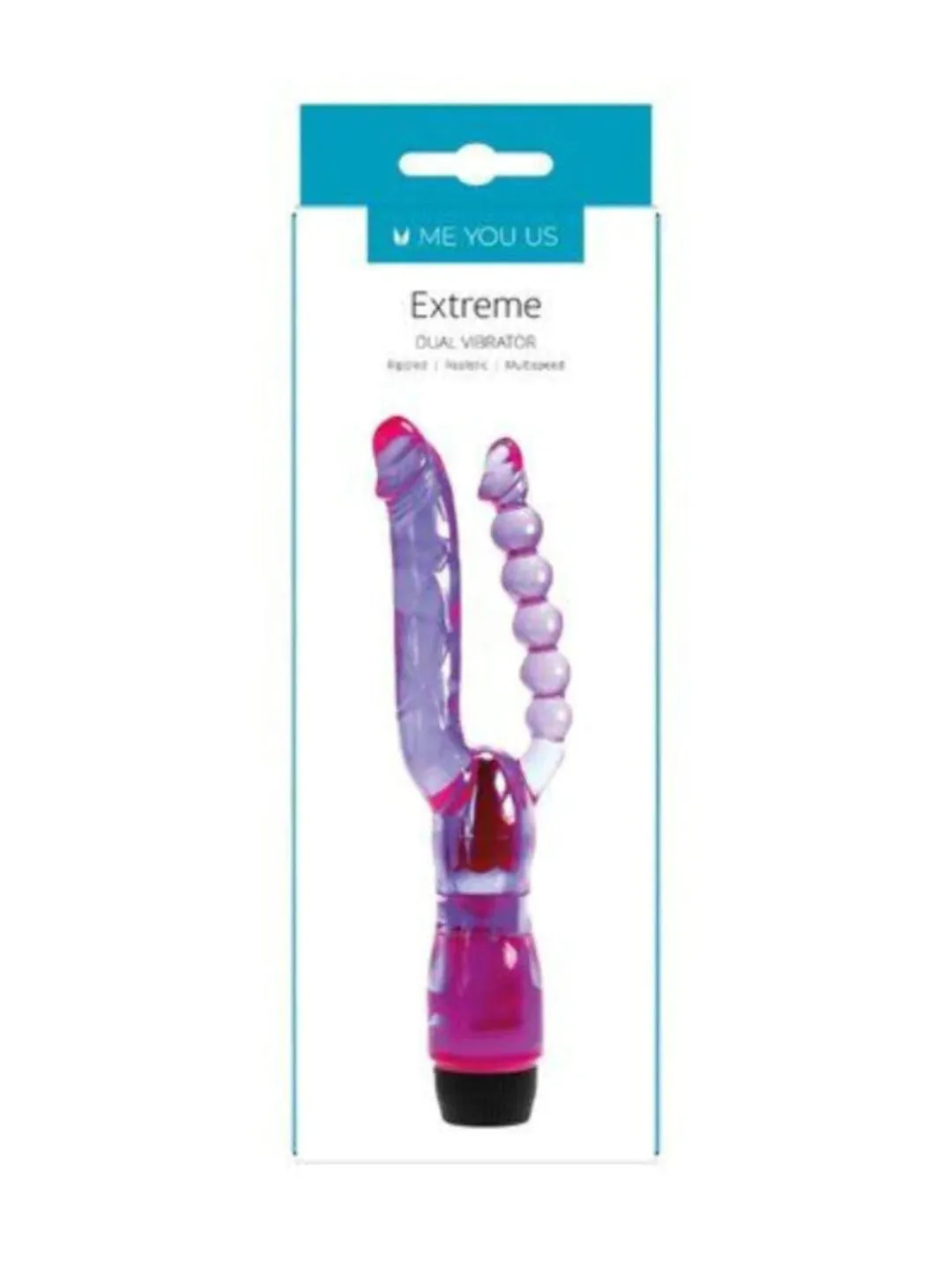 Extreme Dual Penetrator Vibrator - Slender, Flexible, and Waterproof