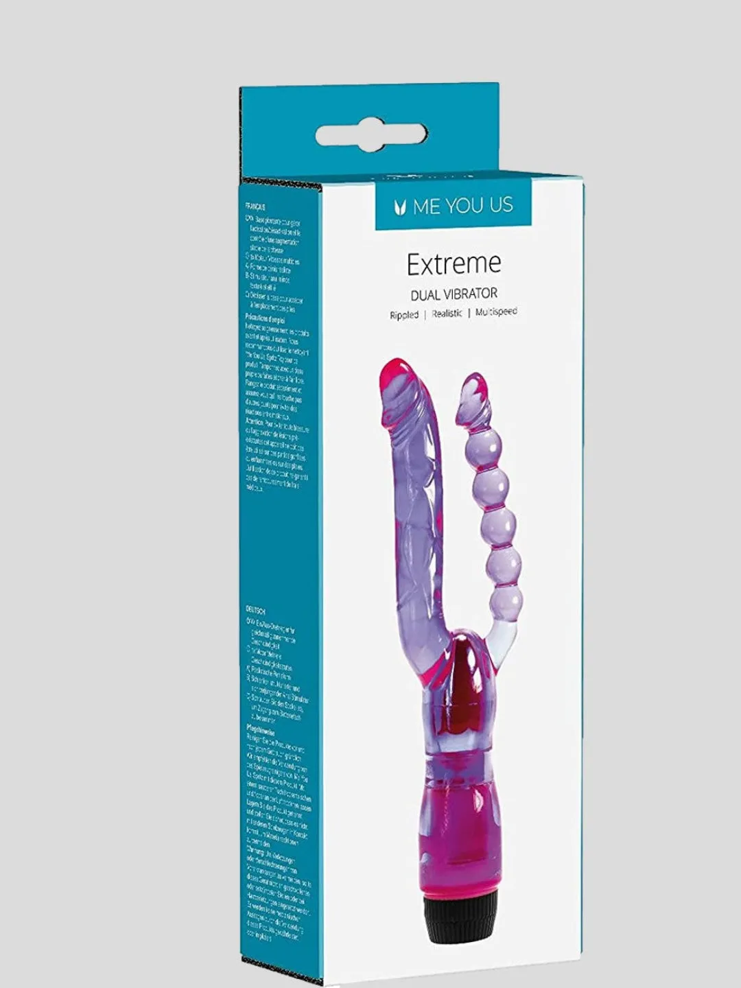 Extreme Dual Penetrator Vibrator - Slender, Flexible, and Waterproof