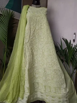 Fancy Cotton chikankari salwar suit