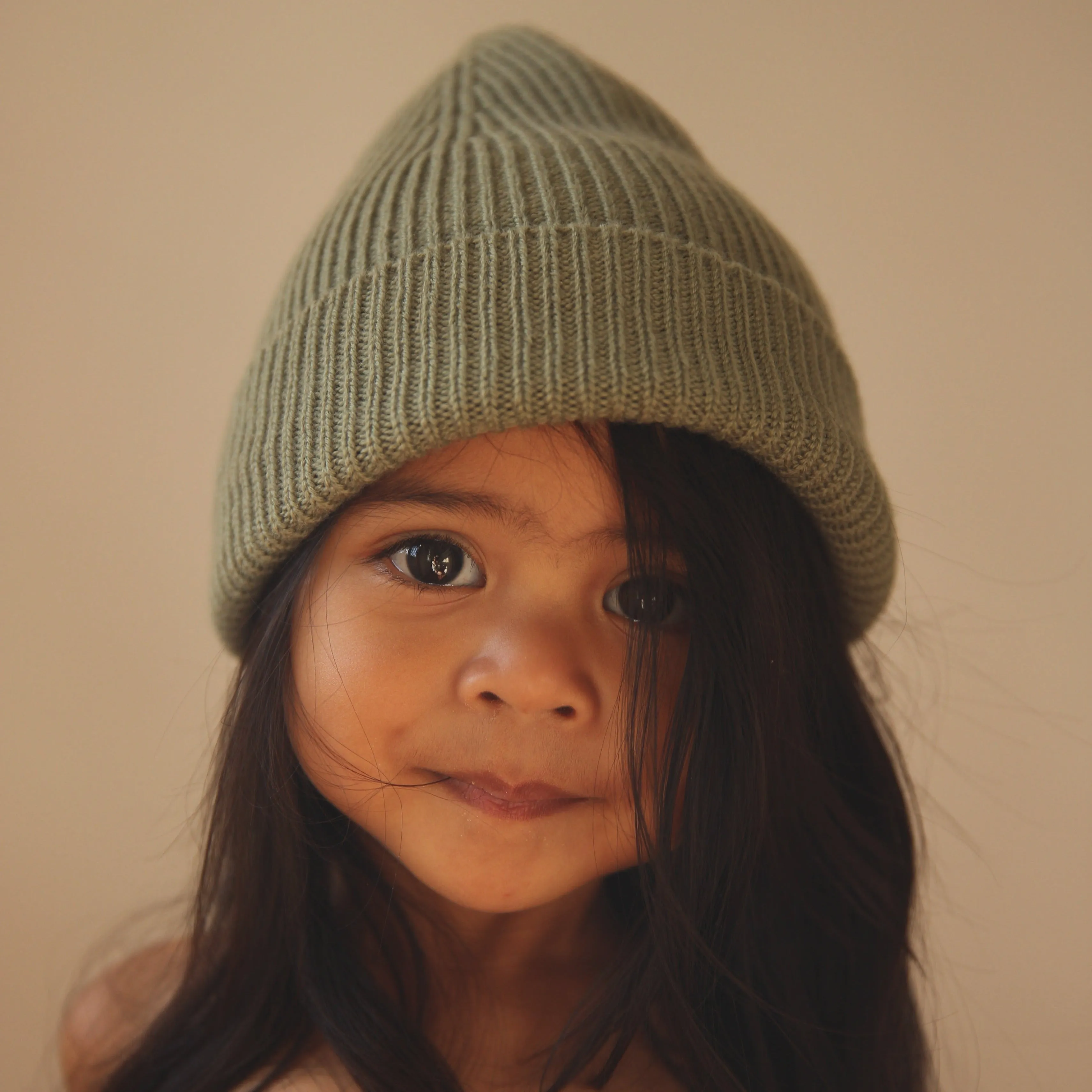 Fonzie Merino Wool Beanie (Artichoke)