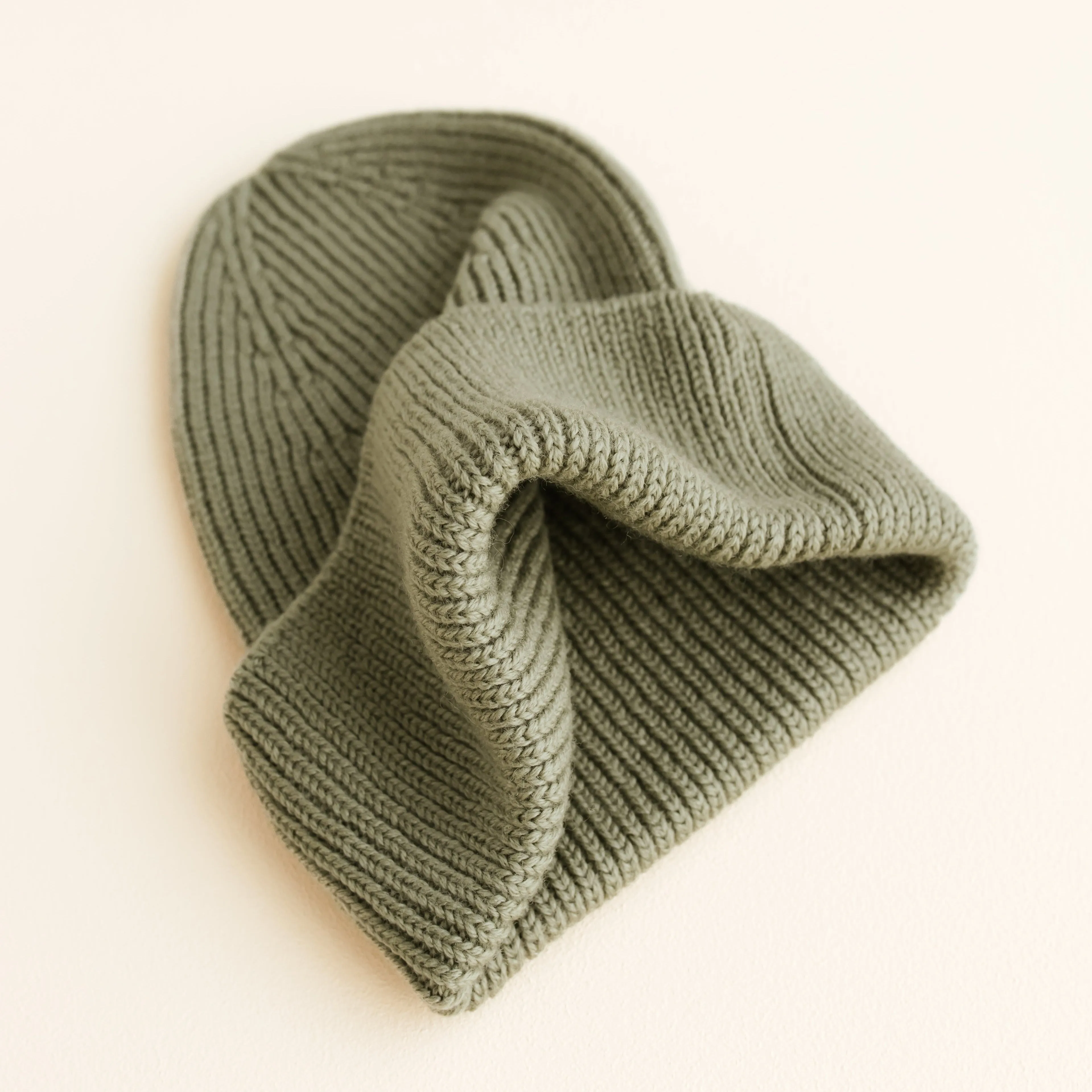 Fonzie Merino Wool Beanie (Artichoke)