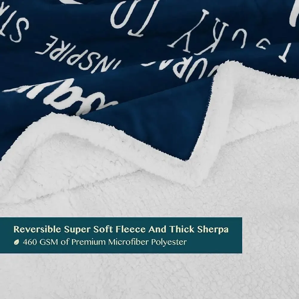 Friendship Quotes Fleece Throw Blanket for Best Friends