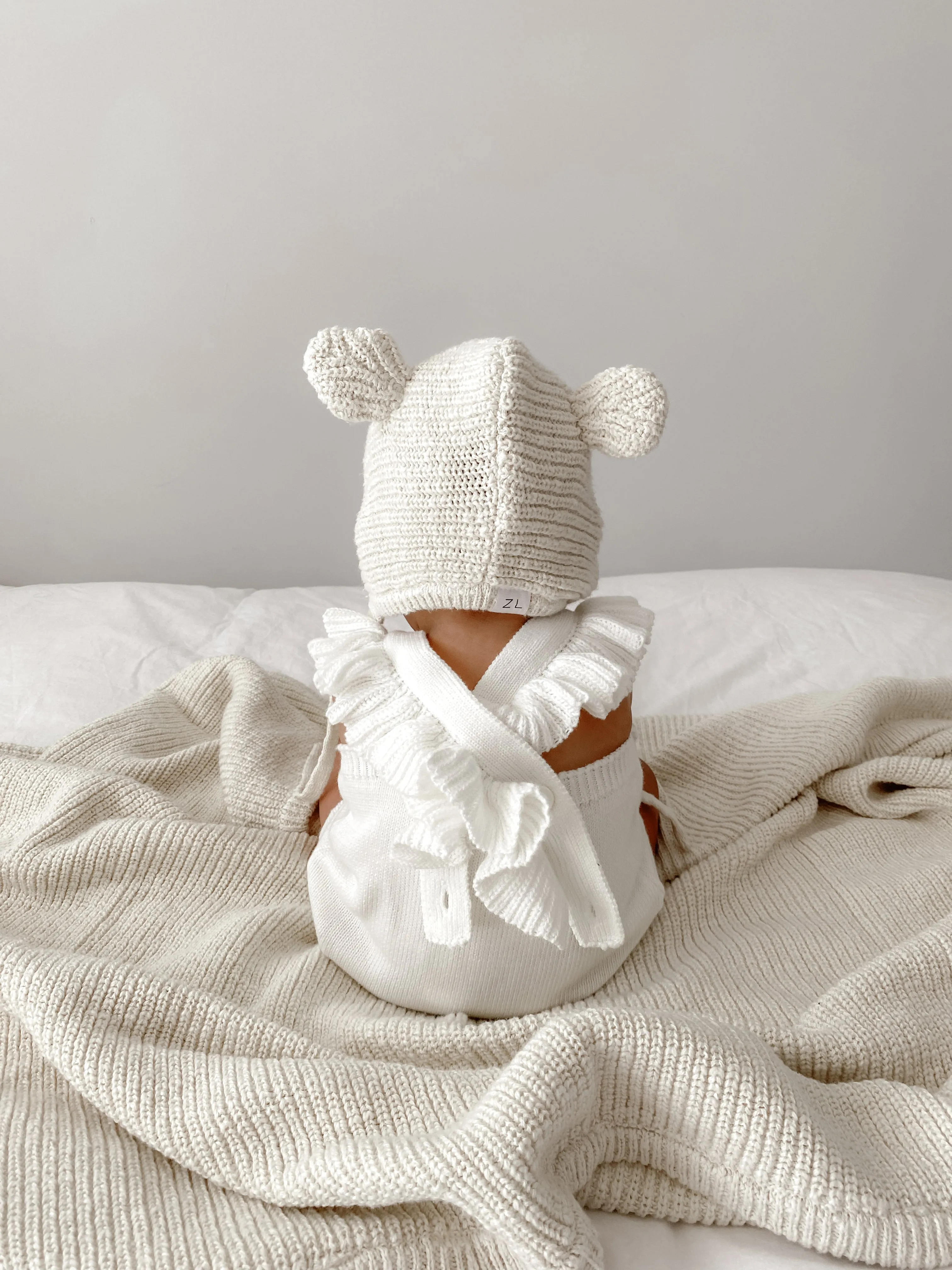 FRILL ROMPER | MILK