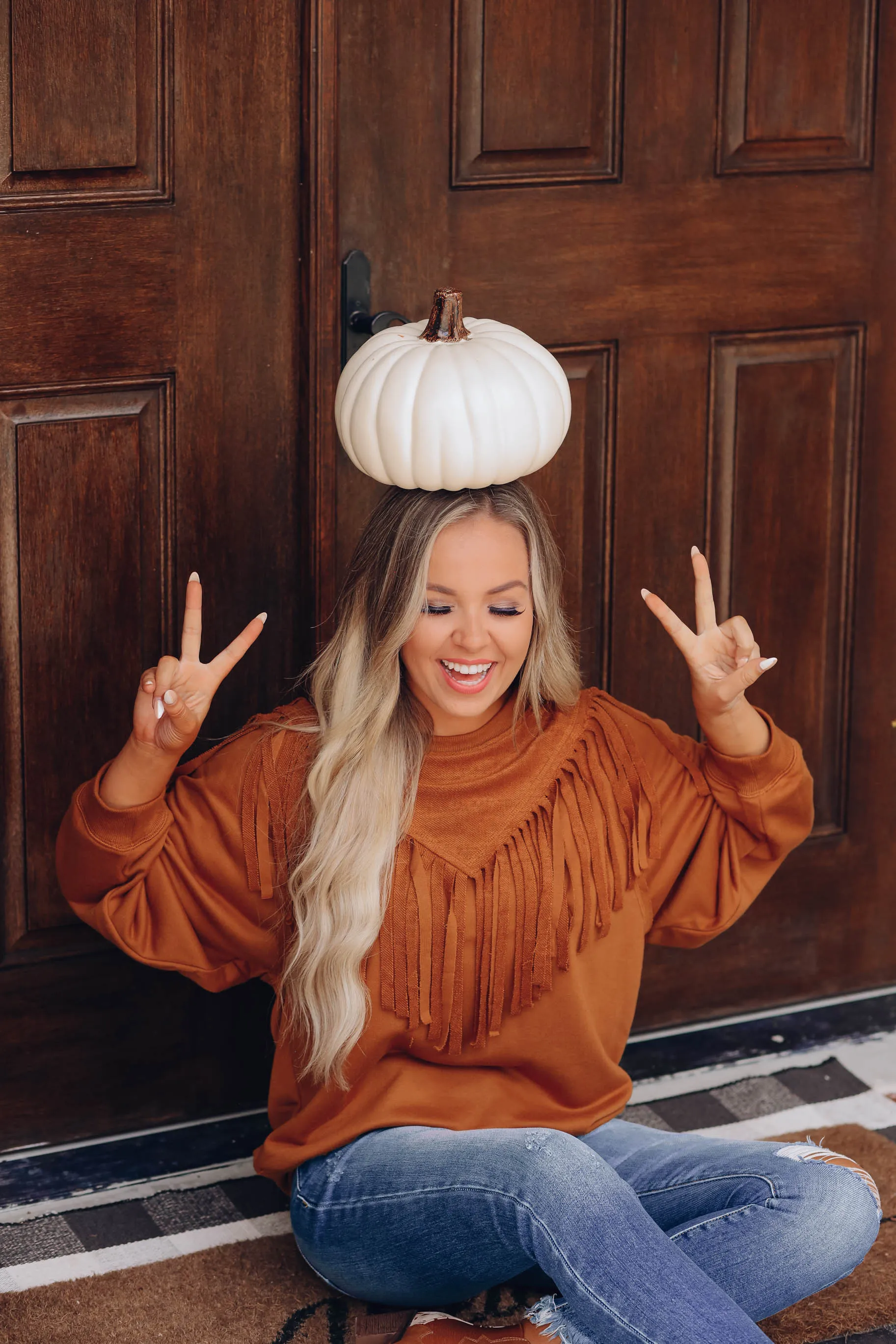 Fringe Flare Sweatshirt